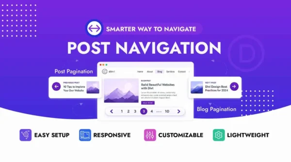 QuikNexa Post Nav For DIVI