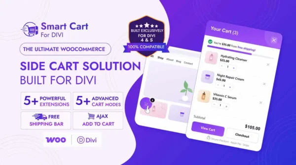 WooCommerce Smart Cart for Divi